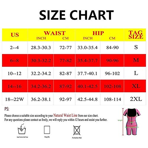 MFFACAI Deportes Aptitud Mono Mujer Sauna Sudor Traje Neopreno Adelgazante Fajas Completo Cuerpo Moldeador Adecuado por Ejercicio Rutina De Ejercicio Gimnasio Disfraz (Color : Black, Size : S)