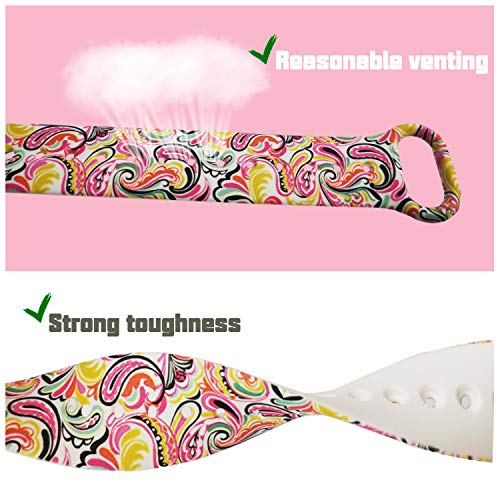 Mi-Case Correa de Silicona Compatible para Xiaomi Mi Band 5 / Mi Band 5 + [3Pack] Protector de Pantalla, Ajustable Banda Repuesto Pulsera Compatible para Xiaomi Mi Band 5-3 Pcs Serie Arcoiris