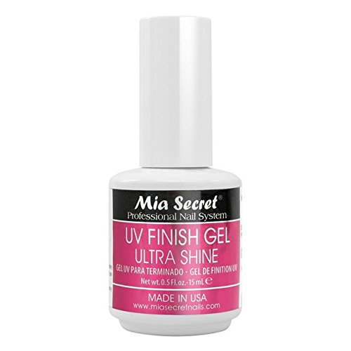 Mia Secret, gel para acabado, UV, 15 ml