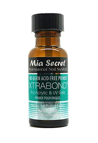 Mia Secret XTRABOND No-Burn Acid-free Primer 1/2 oz. for Acrylic and UV Gels by Mia Secret
