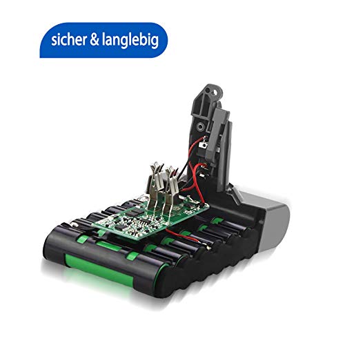 Miady - Batería de repuesto para Dyson V6 SV03 DC58 DC59 SV05 SV06 SV07 SV09 DC62 DC61 64.8WH