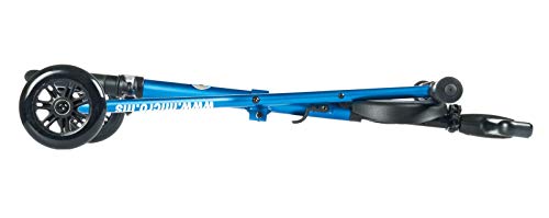 Micro Trike Deluxe. Silla de paseo Plegable, Edad 1-3 años. Peso 1,90kg. Carga máx 20kg. Rodamientos ABEC7, Giro y deslizamiento suave (Azul)