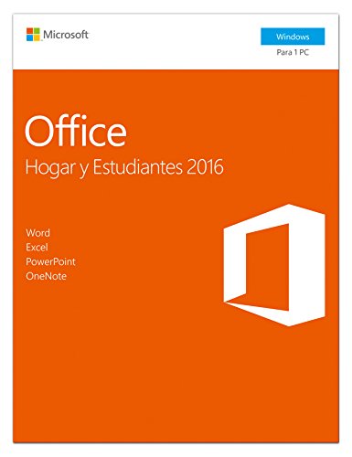 Microsoft - Office Hogar y Estudiantes 2016 - 1 licencia para PC