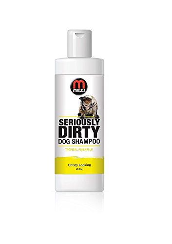 Mikki | Champú para Perros con Pelo Muy Sucio| 250 ml | Fragancia a piña Tropical |