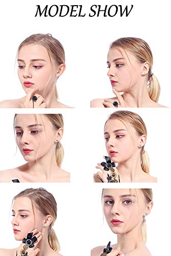 Milacolato Hombres Mujeres Clasificado Múltiple Pendientes Oreja 12 Estilo/Set, Aretes