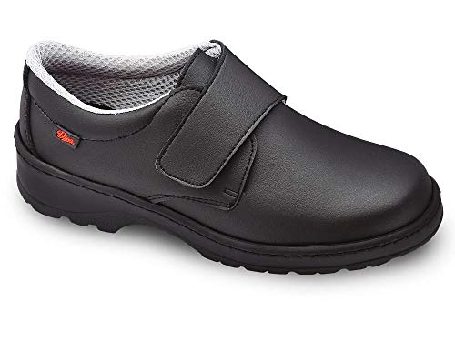 Milan-SCL Liso Color Negro Talla 47, Zapato de Trabajo Unisex Certificado CE EN ISO 20347 Marca DIAN
