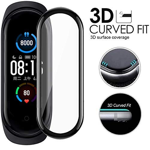 Milomdoi [19 Articulos] 15 Colors Correas + 4 Unidades TPU Protector Pantalla para Xiaomi Mi Band 5, Silicona Correa de Repuesto Suave, Transpirable, Resistente al Sudor-Coloridos