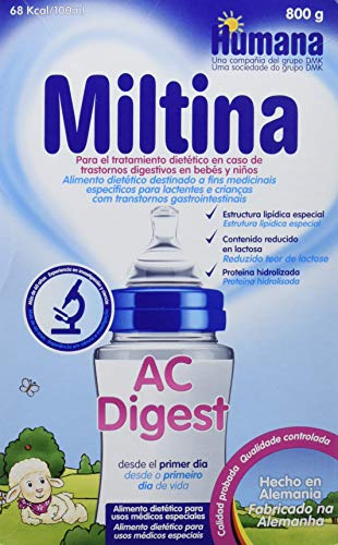 MILTINA AC/DIGEST, leche especial en caso de Cólicos, 800g