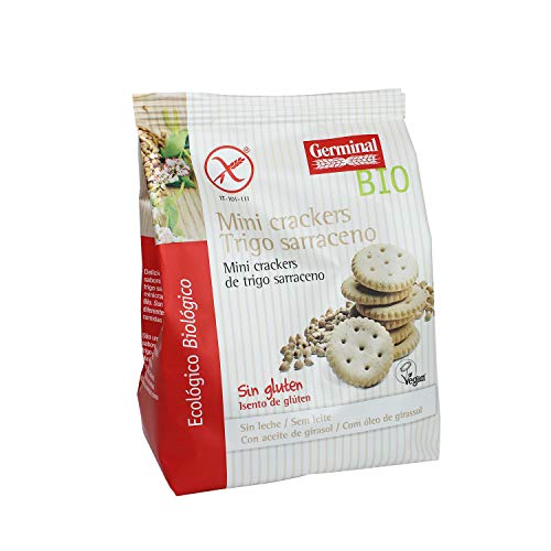mini cracker de trigo sarraceno sin gluten - Germinal - 100g