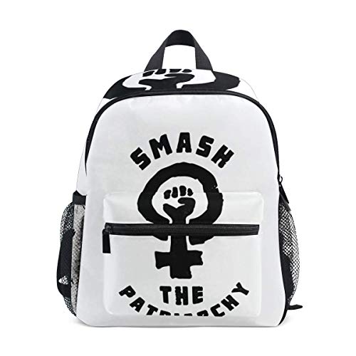 Mini Mochila con Estampado de Citas de Feminismo, Mochila Escolar para niños de 1 a 6 años