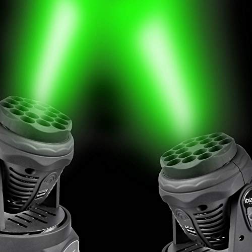 Mini Pack 2 LYRES haz del proyector DMX RGB 18LED