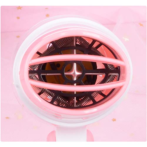 Mini secador de pelo de dibujos animados, 1800 W de alta potencia, potente motor de potencia, mango plegable, equilibrio térmico