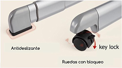 Minicuna Colecho Ibaby 2020 - Regulable Multialturas. Reclinable - Colchón incluido. Color Gris