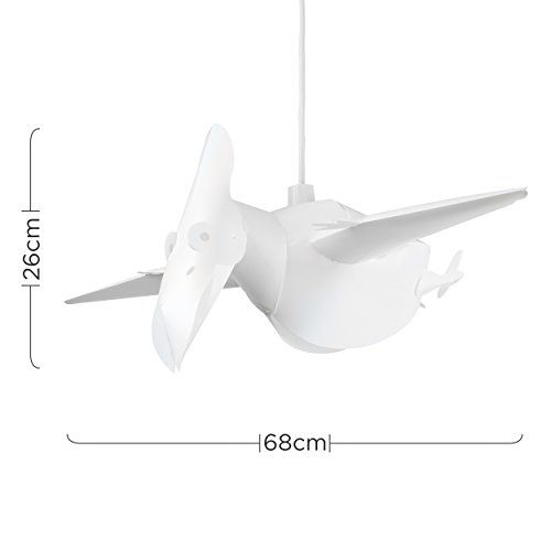 MiniSun - Divertida pantalla de lámpara de techo infantil con forma de dinosaurio volador