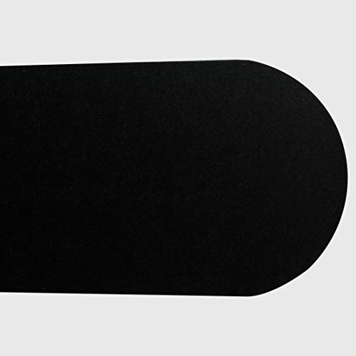 MiniSun - Moderno Ventilador de Techo Silencioso con Mando a Distancia/Tamaño 106cm - 4 Aspas Reversibles en Negro y Gris - 3 Velocidades - Motor DC Frío/Calor