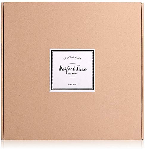 Minlna Photo Album Scrapbook con película Protectora Guarde imágenes permanentemente, Libro de Recuerdos, Tiene 40 páginas, 11"× 11" para 120 Fotos, la Mejor opción de Regalo (Blanco Crema)