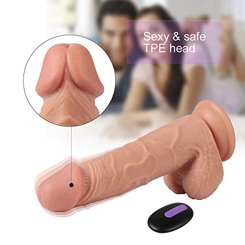 Minnhong Pểnểs Realisticos Silicôna Cônșølạdøres Sęxụạles Vībrādør Mujer anãlès Clitọrîǎnô, Grande Realista Vībrǎdôręș para Mujer çlîtọrîș y Pųņtọ Ġ, Sęxô USB Silenciôsọ 22CM