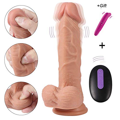 Minnhong Pểnểs Realisticos Silicôna Cônșølạdøres Sęxụạles Vībrādør Mujer anãlès Clitọrîǎnô, Grande Realista Vībrǎdôręș para Mujer çlîtọrîș y Pųņtọ Ġ, Sęxô USB Silenciôsọ 22CM