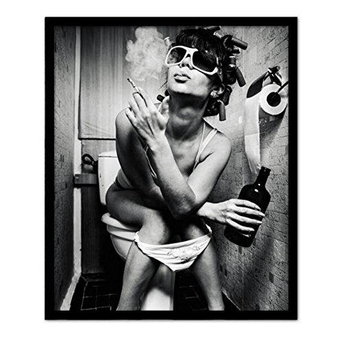 MINRAN DECOR Pintura de Pared Impresión de Baño de Bar, núcleo Pintado de Belleza Moderna de Lona Arte Decoración Salón Oficina Regalo - 75292, 3, 40x60cm