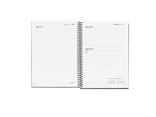 MIQUELRIUS - Agenda Escolar Feel Good Curso Lectivo 2020-2021, Español, Día Página, Tamaño 155x213 mm, Papel 70 g, Cubierta cartón extraduro, Color Lila