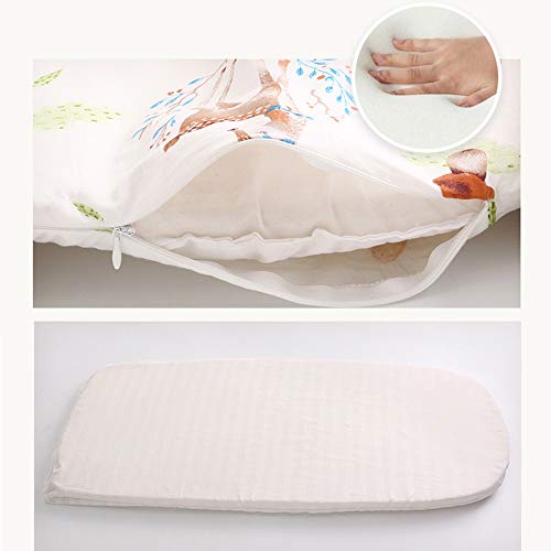 Miracle Baby Cuna Bebé,Nido Bebé  Portátil, Cuna Nidos Ajustable, Cama Nido de Bebé Recién Nacido,Multifuncional Cuna Cama de Viaje para Bebe Dormir，Cruz rosa（88x53x15cm）