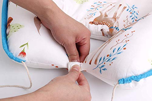 Miracle Baby Cuna Bebé,Nido Bebé  Portátil, Cuna Nidos Ajustable, Cama Nido de Bebé Recién Nacido,Multifuncional Cuna Cama de Viaje para Bebe Dormir，Cruz rosa（88x53x15cm）