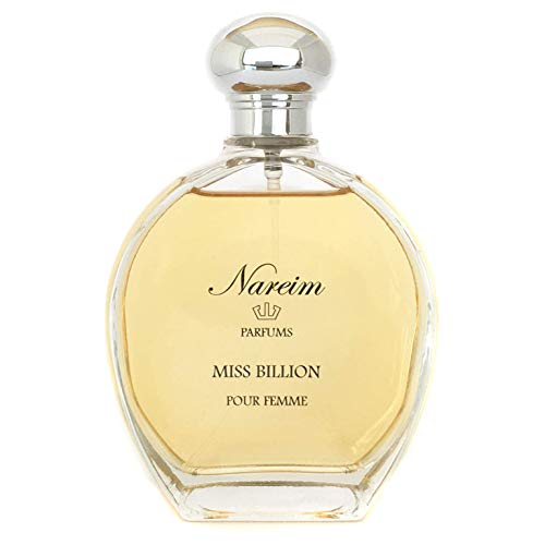 MISS BILLION EAU DE PARFUM 28 DE NAREIM PARFUMS - PERFUMES DE MUJER -VAPORIZADOR 100ML- PERFUME DE LARGA DURACIÓN ELABORADO CON UN ALTO PORCENTAJE DE ESENCIAS AROMATICAS - BELLEZA MUJER