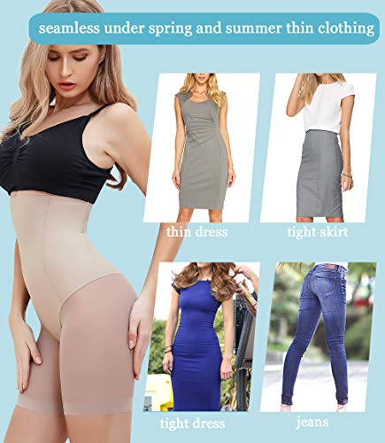 MISS MOLY Moldeadora Braga Faja Reductora Adelgazantes Braguita Moldeadora Cintura Alta Pantalones Body Moldeador sin Costuras Body Shaper Elástico Cómodo Lenceria para Mujer