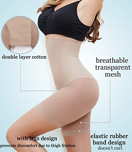 MISS MOLY Moldeadora Braga Faja Reductora Adelgazantes Braguita Moldeadora Cintura Alta Pantalones Body Moldeador sin Costuras Body Shaper Elástico Cómodo Lenceria para Mujer