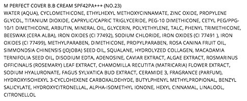 Missha M perfecto para Blemish Balm BB Crema spf42 Pa + + + 50 ml para el cuidado de la piel