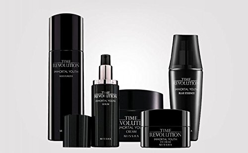 Missha Time Revolution Immortal Youth Blue Essence 80 ml Mujeres 200ml laca para el cabello