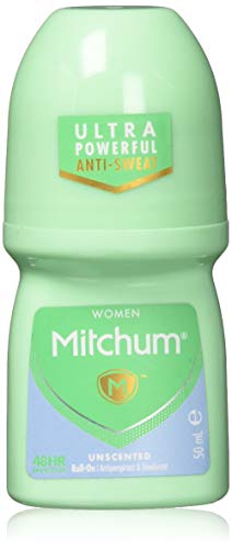 Mitchum - Desodorante antitranspirante y desodorante para mujer, sin perfume, 50 ml