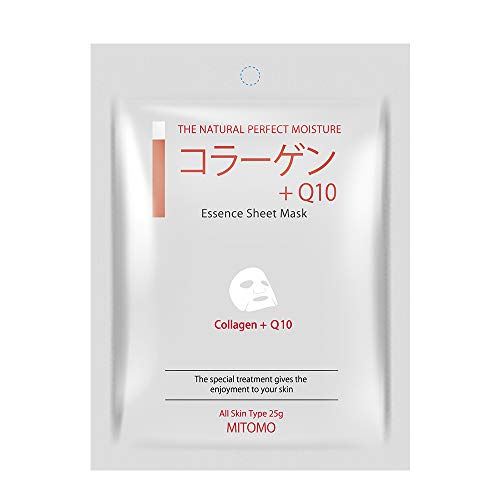 MITOMO mascarilla con coenzima Q10 + colágeno - 10 piezas