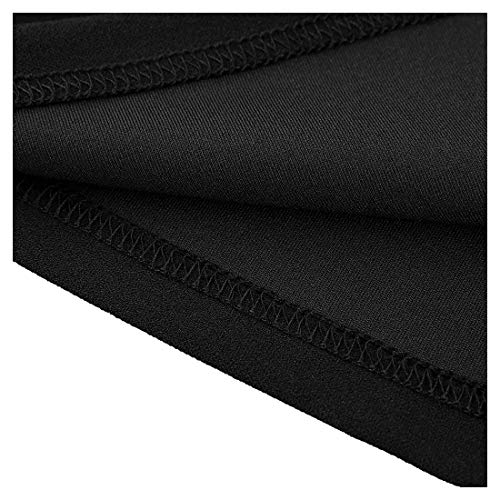 Miusol Negocios Peplum Lápiz Vestido de Fiesta para Mujer Negro Large