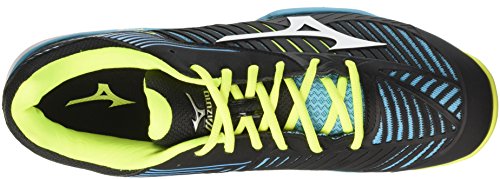 Mizuno Wave Exceed Tour CC, Zapatillas de Tenis para Hombre, Multicolor (Blueatollwhiteblack), 43 EU