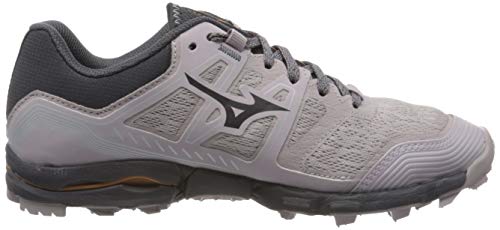 Mizuno Wave Hayate 6, Zapatillas de Running para Asfalto para Mujer, Gris (Cloudburst/Pscope/10135 C 36), 42 EU