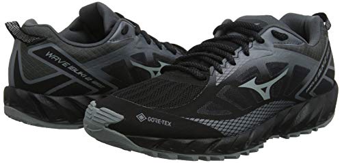 Mizuno Wave Ibuki 2 GTX, Zapatillas de Running para Asfalto para Mujer, Negro (Black/Monument/Shadow 37), 43 EU
