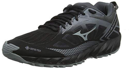 Mizuno Wave Ibuki 2 GTX, Zapatillas de Running para Asfalto para Mujer, Negro (Black/Monument/Shadow 37), 43 EU