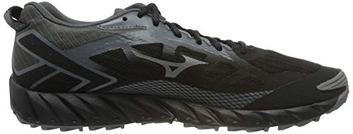 Mizuno Wave Ibuki 2 Gtx, Zapatillas de Running para Hombre, Negro (Black/Quiet Shade/Dark Shadow 34), 43 EU
