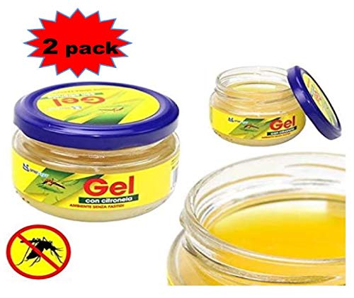 ML Pack de 2 Gel Citronela Gel Repelente Mosquitos