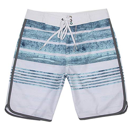 MLKUP Pantalones De Playa Elásticos Pantalones Cortos De Surf 3D  para Hombres  Deportes De Ocio Natación Impermeables Surf De Secado Rápido 36