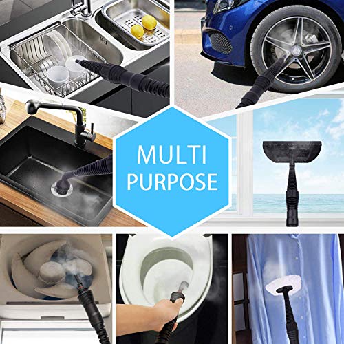 MLMLANT Multiuso Purificador Limpiador de vapor para la eliminación de manchas, alfombras, cortinas, control de errores de cama, asientos de coche (Multicolor)