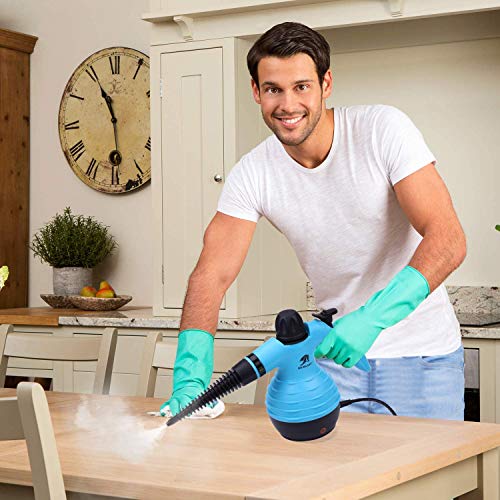 MLMLANT Multiuso Purificador Limpiador de vapor para la eliminación de manchas, alfombras, cortinas, control de errores de cama, asientos de coche (Multicolor)