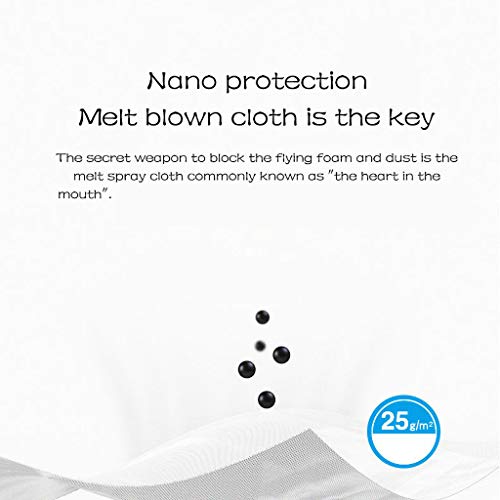 MMMYANG 50 Piezas Niños Protección, ???????????, 3 Capas Transpirables con Elástico para Los Oídos para Impresión linda Seguro Suave Transpirable Protección personal diaria