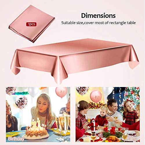 MMTX Globos De Cumpleaños 18 Años Feliz Cumpleaños Decoracion Regalo 18 Regalos Cumpleaños Mujer Oro Rosa con Guirnalda Banner De Cumpleaños Para Fiesta,Manteles,Confetti,Globos de Látex Impresos