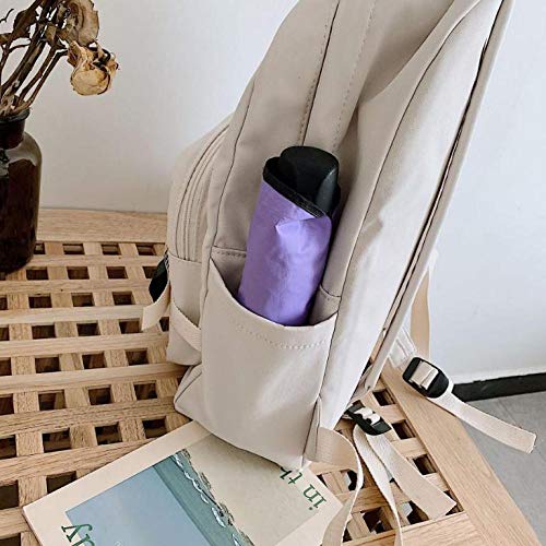 MNBVCX Mochila Femenina Primavera Versión Coreana De La Salvaje Mochila De Nailon Antirrobo Simple Bolsa De Viaje Multifuncional 32X13X40Cm