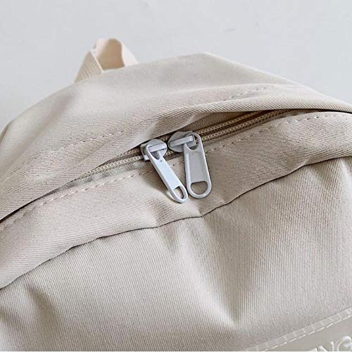 MNBVCX Mochila Femenina Primavera Versión Coreana De La Salvaje Mochila De Nailon Antirrobo Simple Bolsa De Viaje Multifuncional 32X13X40Cm