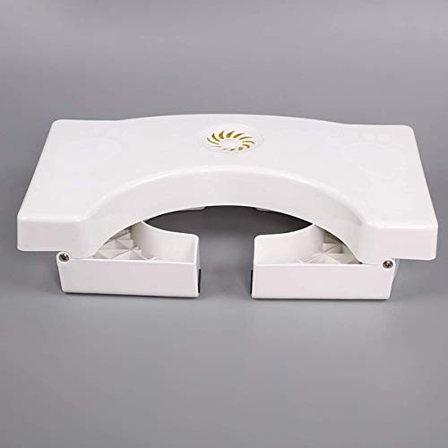 MNNE Multifuncional Plegable Eyacular Aseo Escabel Compacto baño Antideslizante Aseo Escabel Adecuado para Todos los Sanitarios y Cuartos de baño Que Ayuda a aliviar el estreñimiento