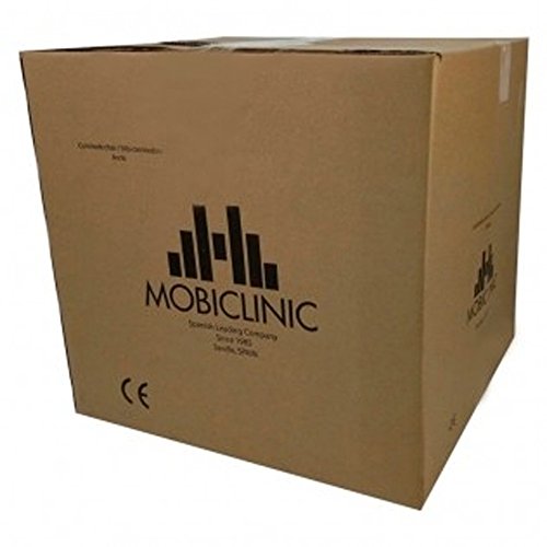 Mobiclinic, Ancla, Silla de WC con ruedas, Silla de inodoro para minusválidos, discapacitados, ancianos, Plegable, Reposabrazos, Asiento ergonómico, Conteras antideslizantes, Gris