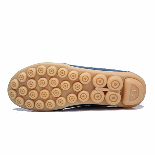 Mocasines para Mujer Ligero Loafers Casual Zapatillas Verano Zapatos del Barco Zapatos para Mujer Zapatos de Conducción Azul 38.5EU=40CN